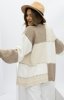 Kardigan oversize Merci – niezapinany sweter damski tył